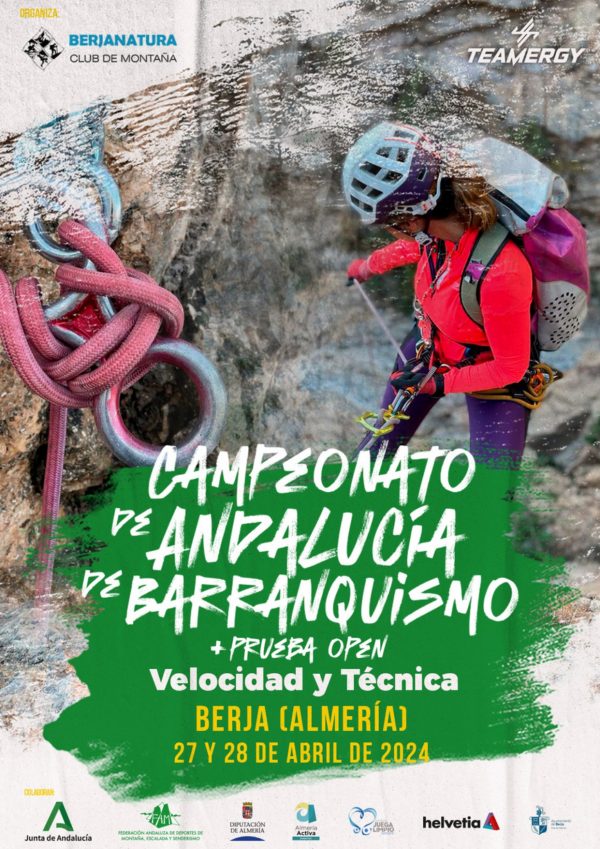 Berja albergará el Campeonato de Andalucía de Barranquismo